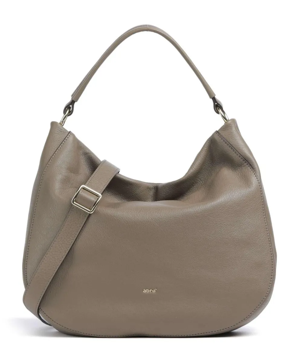 Dalia Mia Beuteltasche genarbtes Leder taupe
