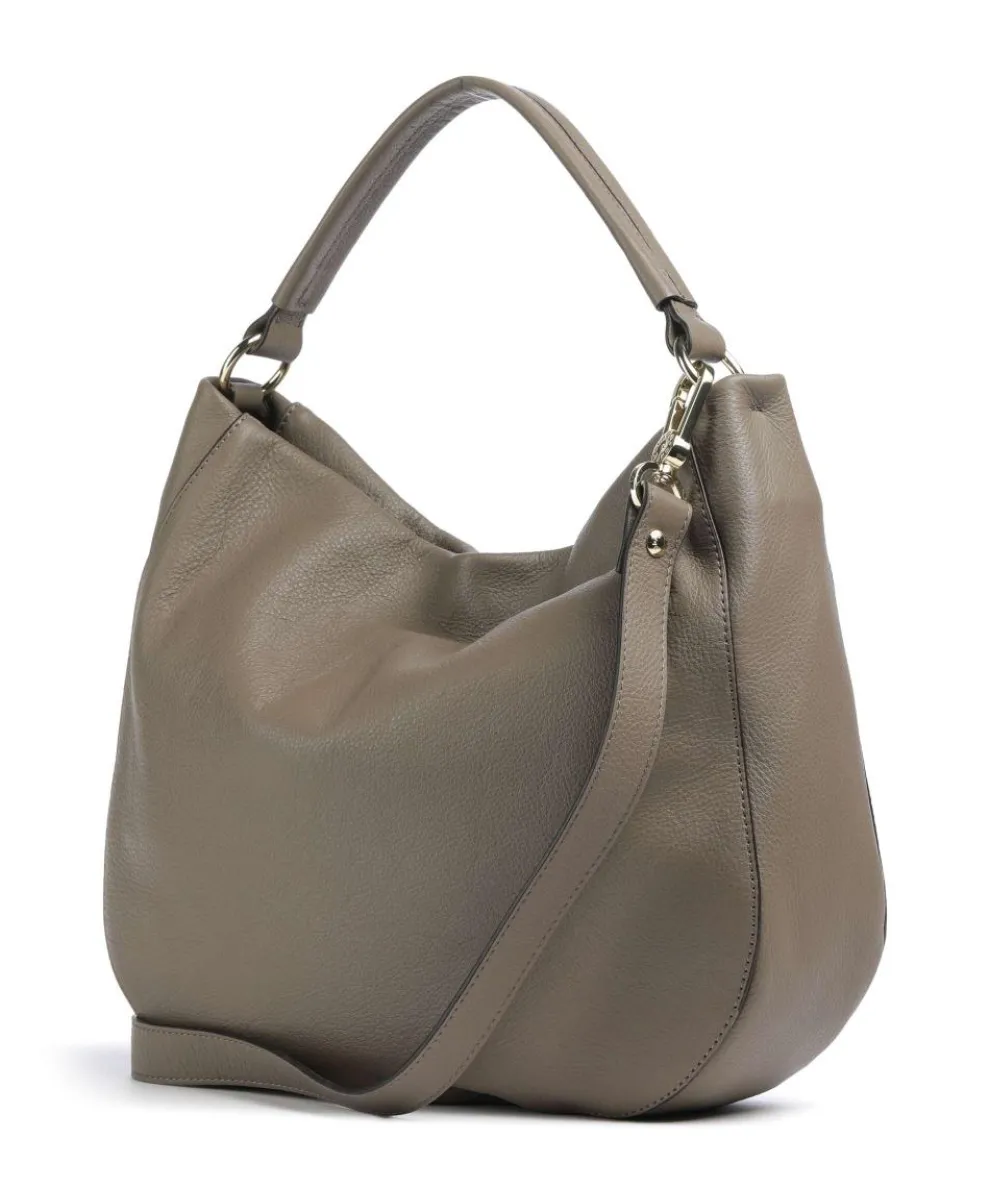 Dalia Mia Beuteltasche genarbtes Leder taupe