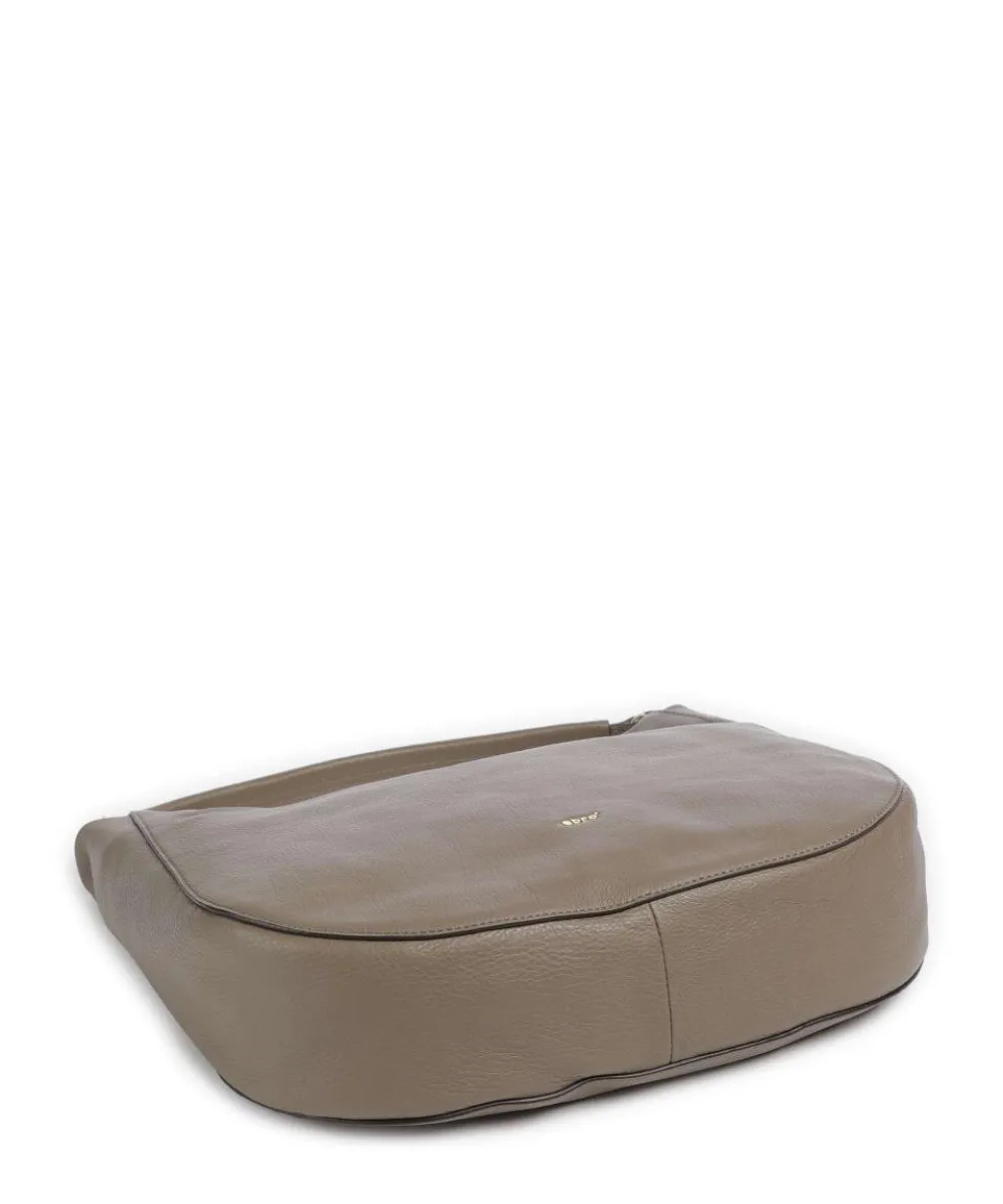 Dalia Mia Beuteltasche genarbtes Leder taupe