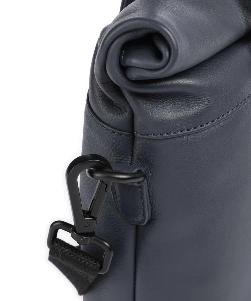 4Seasons Ziska Handtasche fein genarbtes Leder dunkelblau