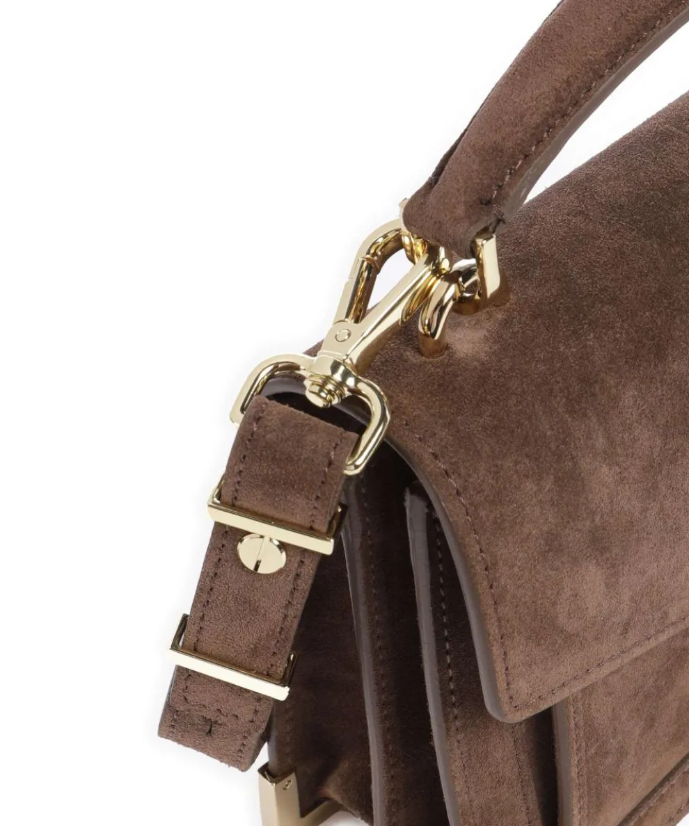 Emily Small Handtasche aufgerautes Rindsleder braun