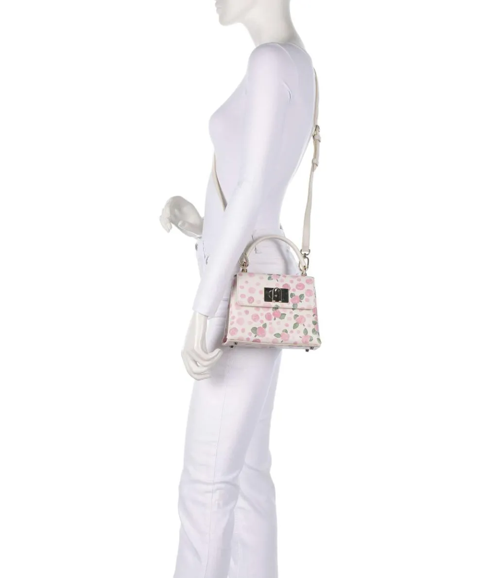 1927 Mini Handtasche genarbtes Leder elfenbein