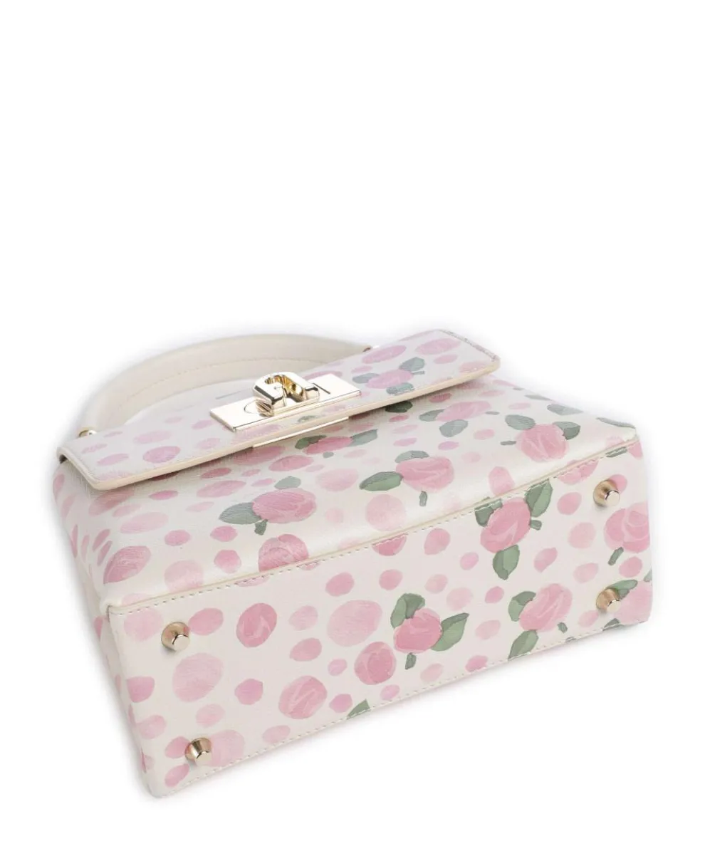 1927 Mini Handtasche genarbtes Leder elfenbein