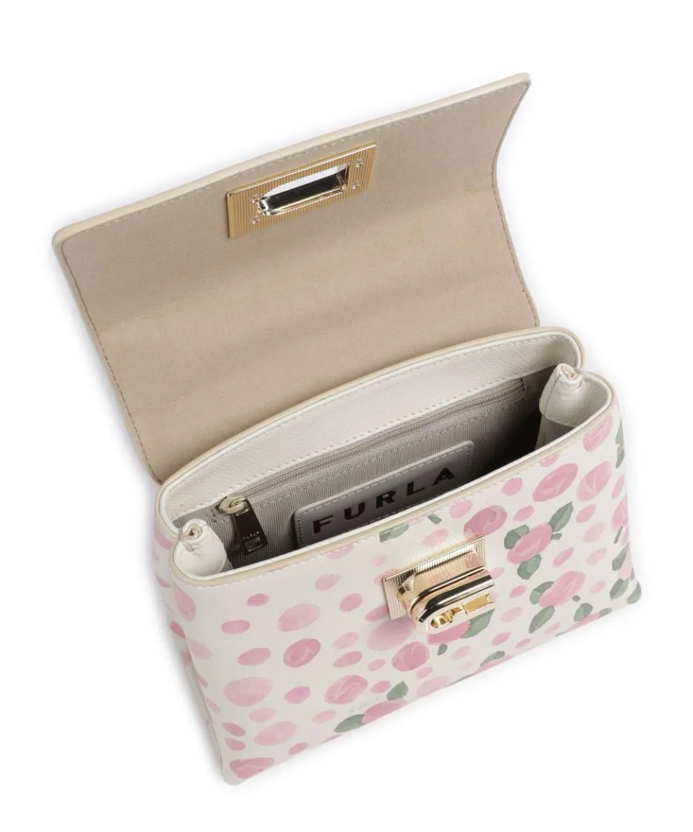 1927 Mini Handtasche genarbtes Leder elfenbein