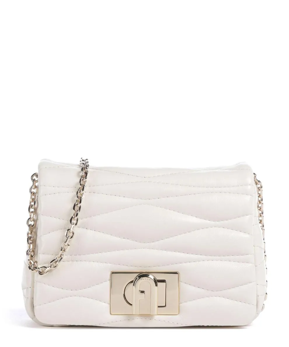 1927 Mini Soft Umhängetasche fein genarbtes Leder creme