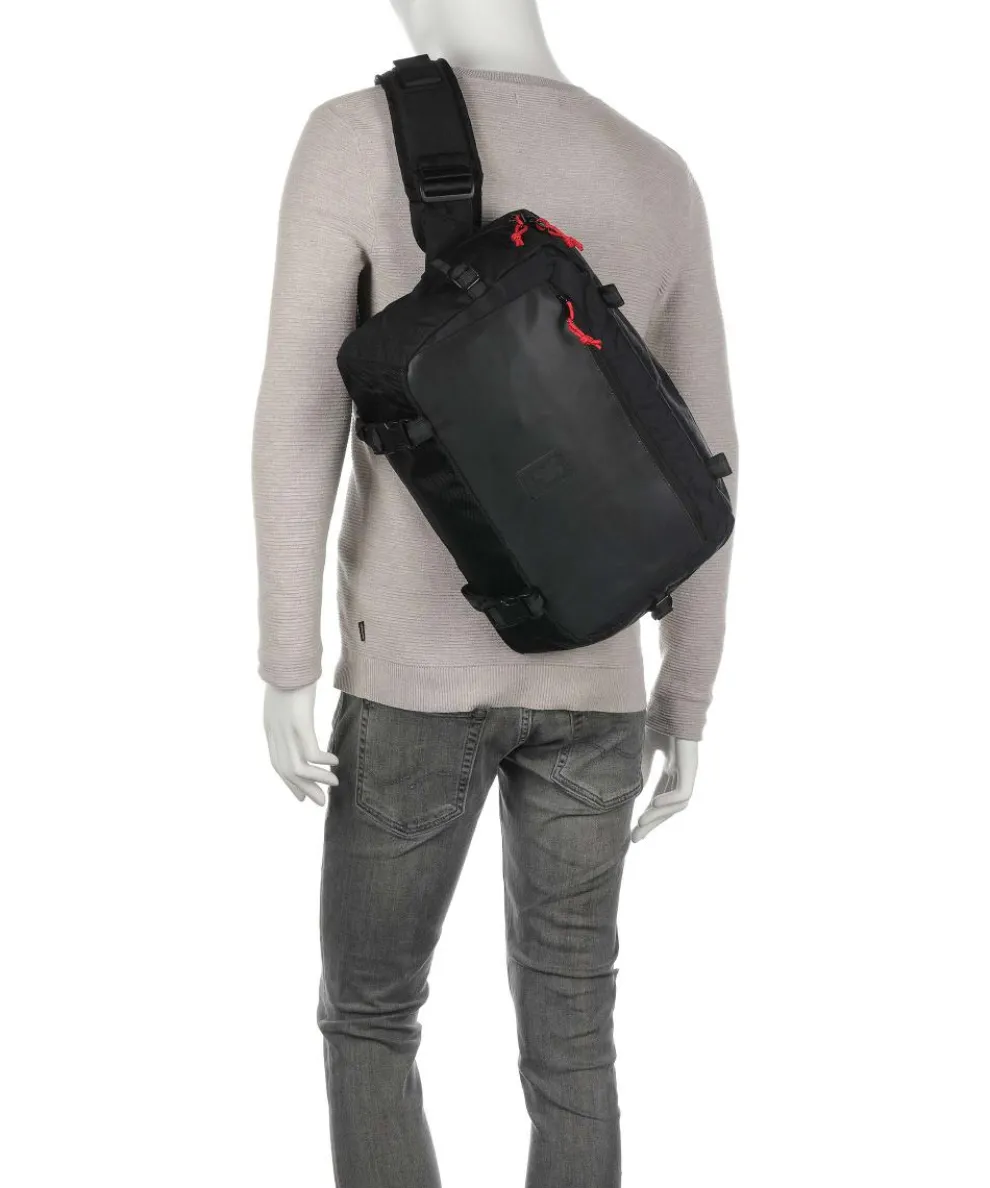 Kadet Max Gürteltasche 15″ recyceltes Nylon schwarz