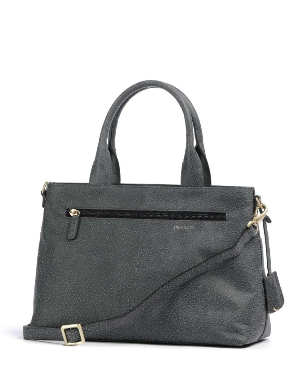 Kapstadt Handtasche Büffelleder anthrazit