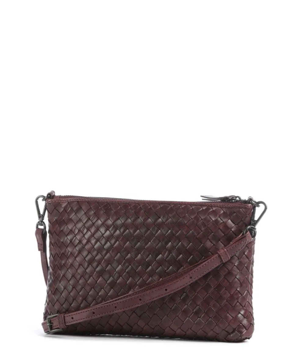 Karima Umhängetasche fein genarbtes Rindsleder bordeaux
