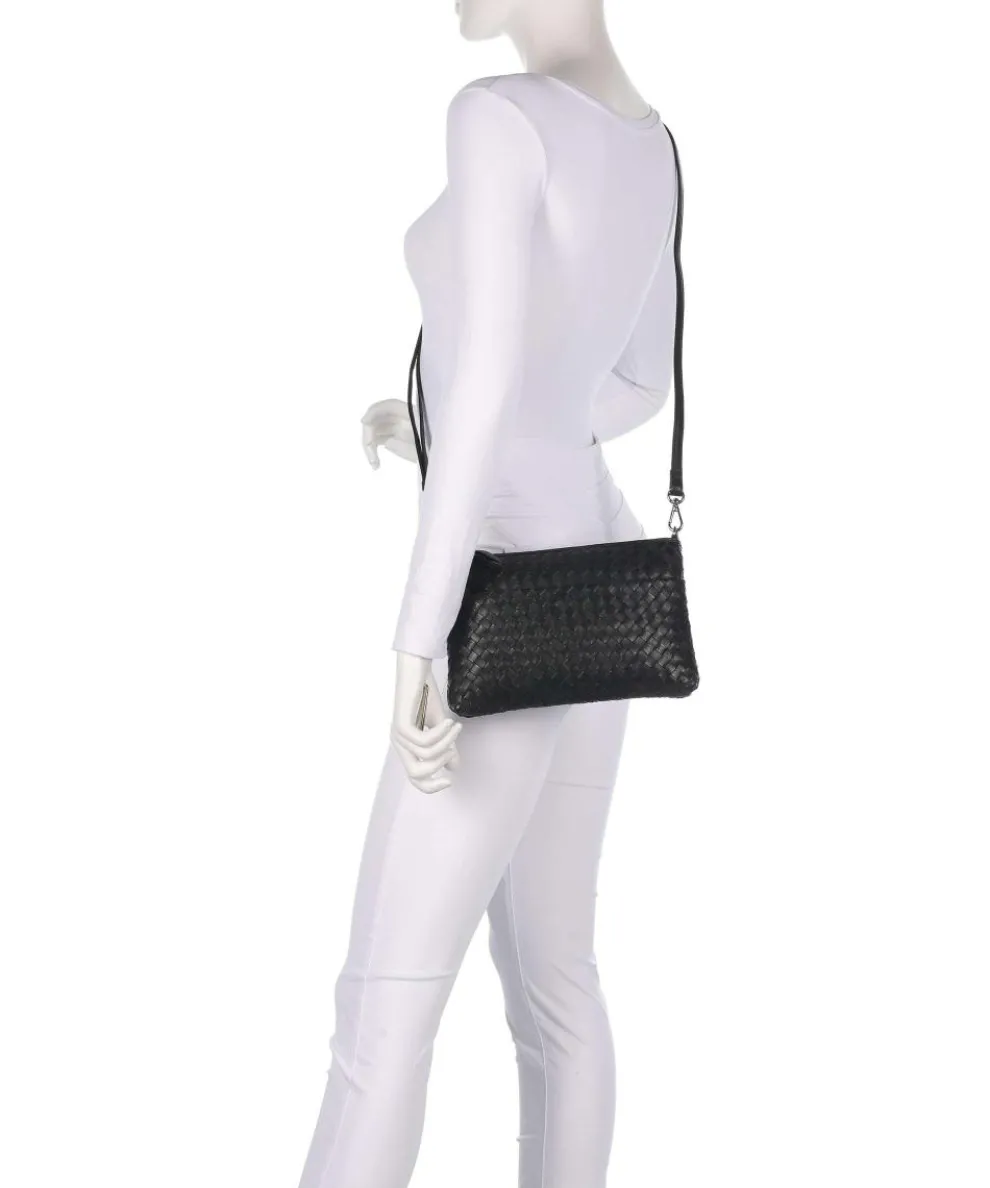 Karima Umhängetasche fein genarbtes Rindsleder schwarz