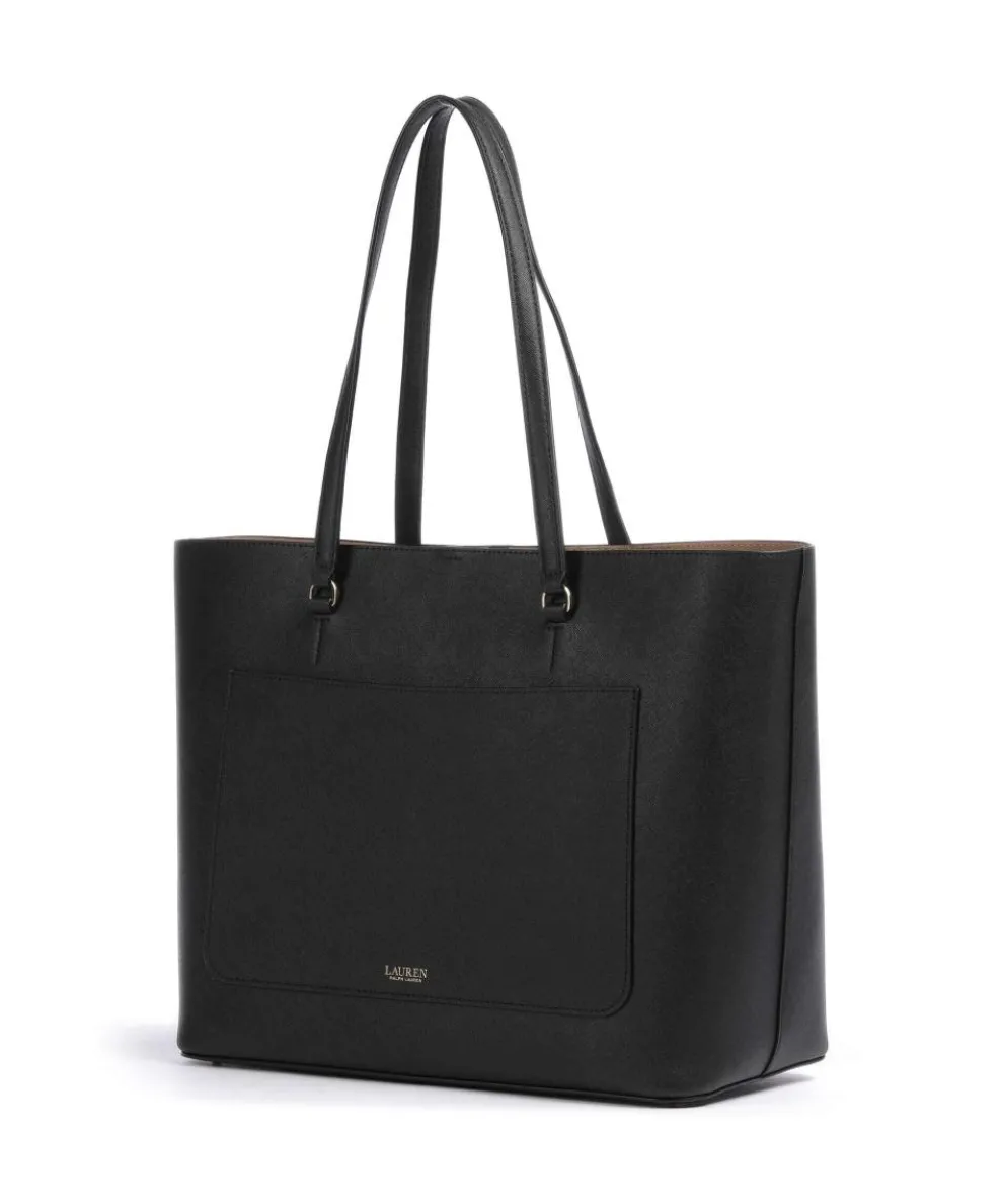 Karly Large Shopper fein genarbtes Rindsleder schwarz