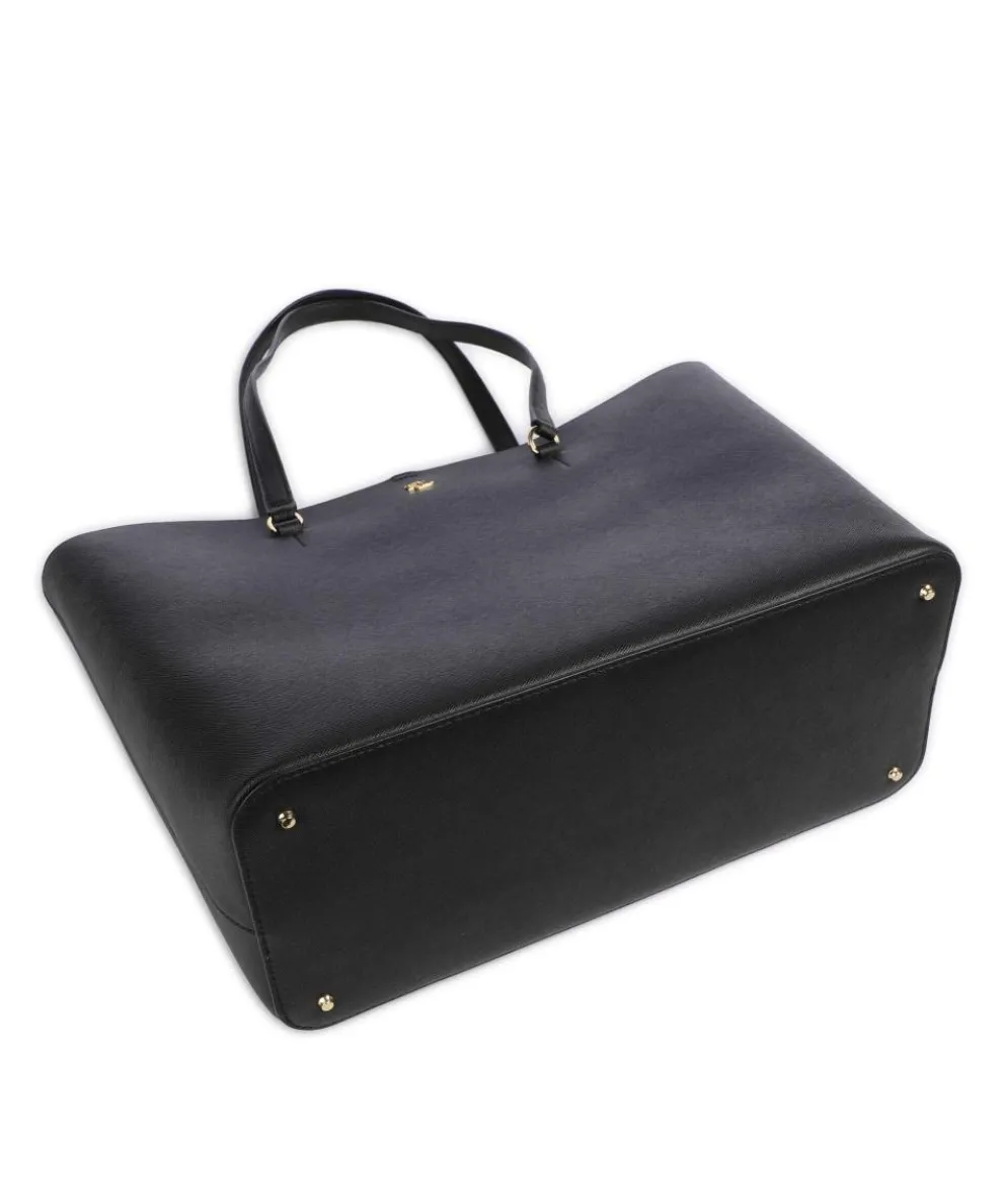 Karly Large Shopper fein genarbtes Rindsleder schwarz