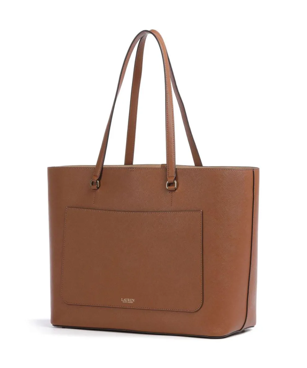 Karly Large Shopper fein genarbtes Rindsleder braun