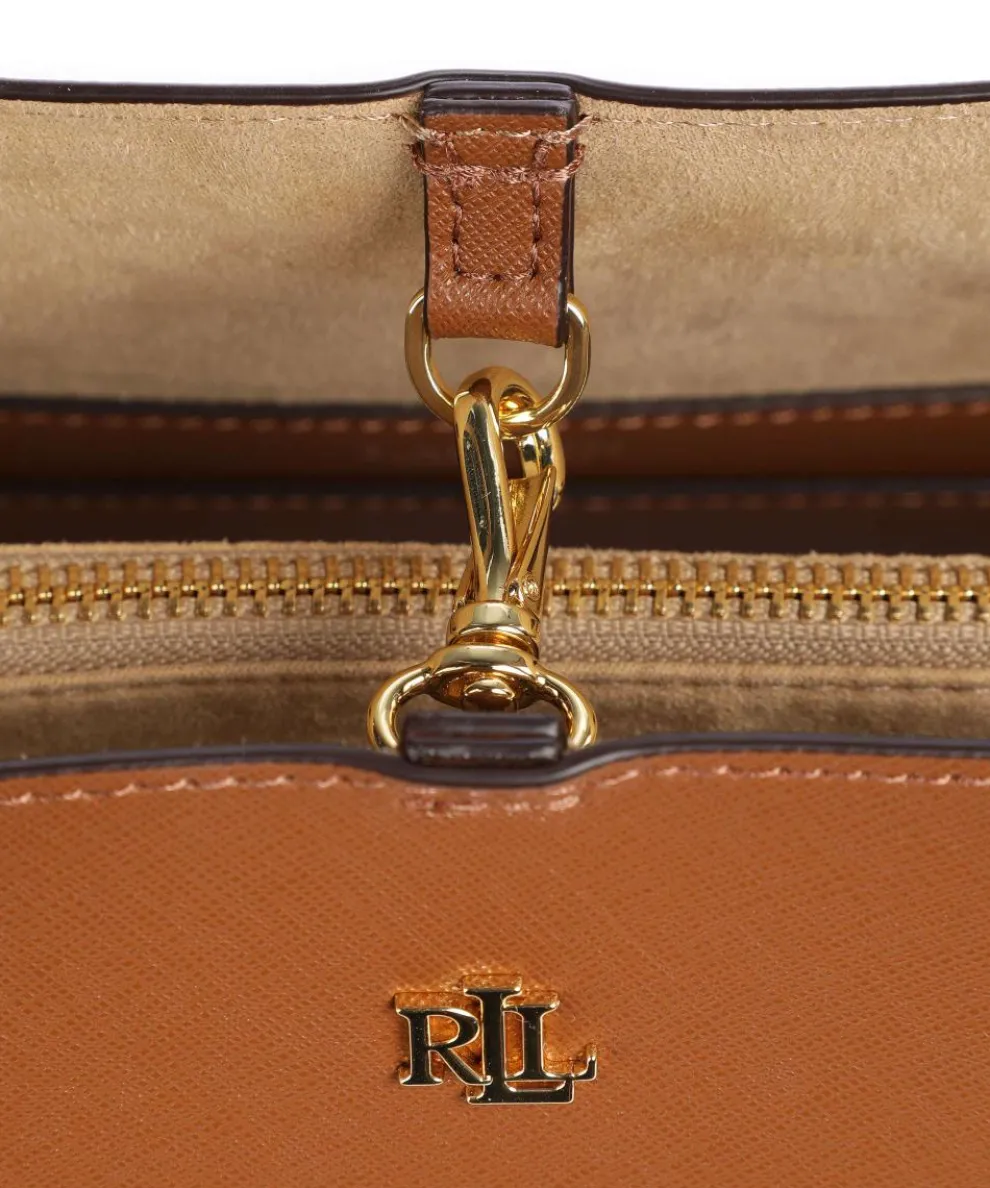 Karly Large Shopper fein genarbtes Rindsleder braun