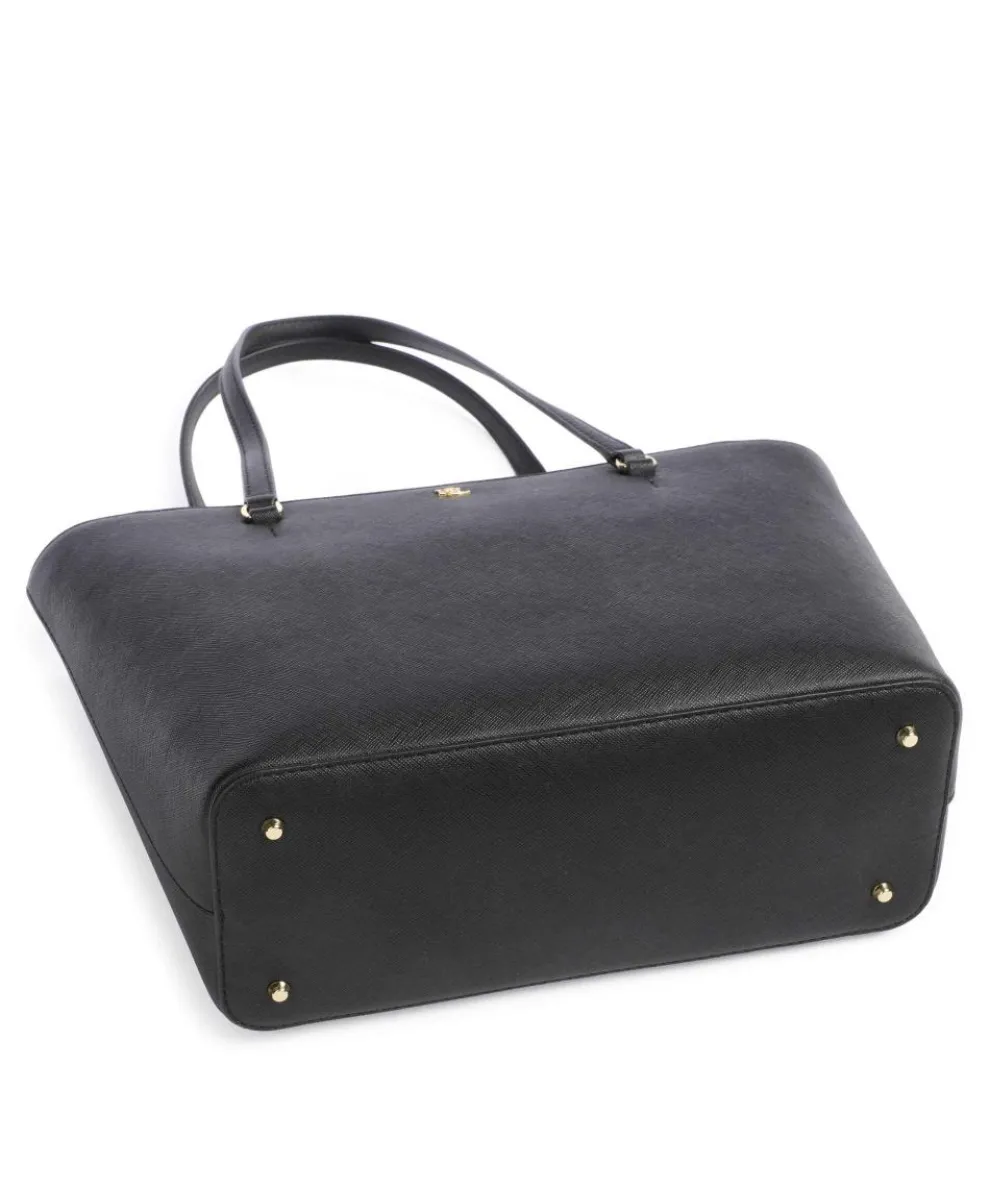 Karly Medium Shopper Saffiano-Rindsleder schwarz