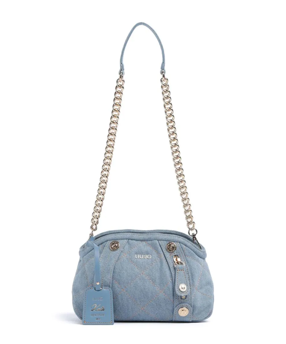 Kate Schultertasche Baumwolle jeans