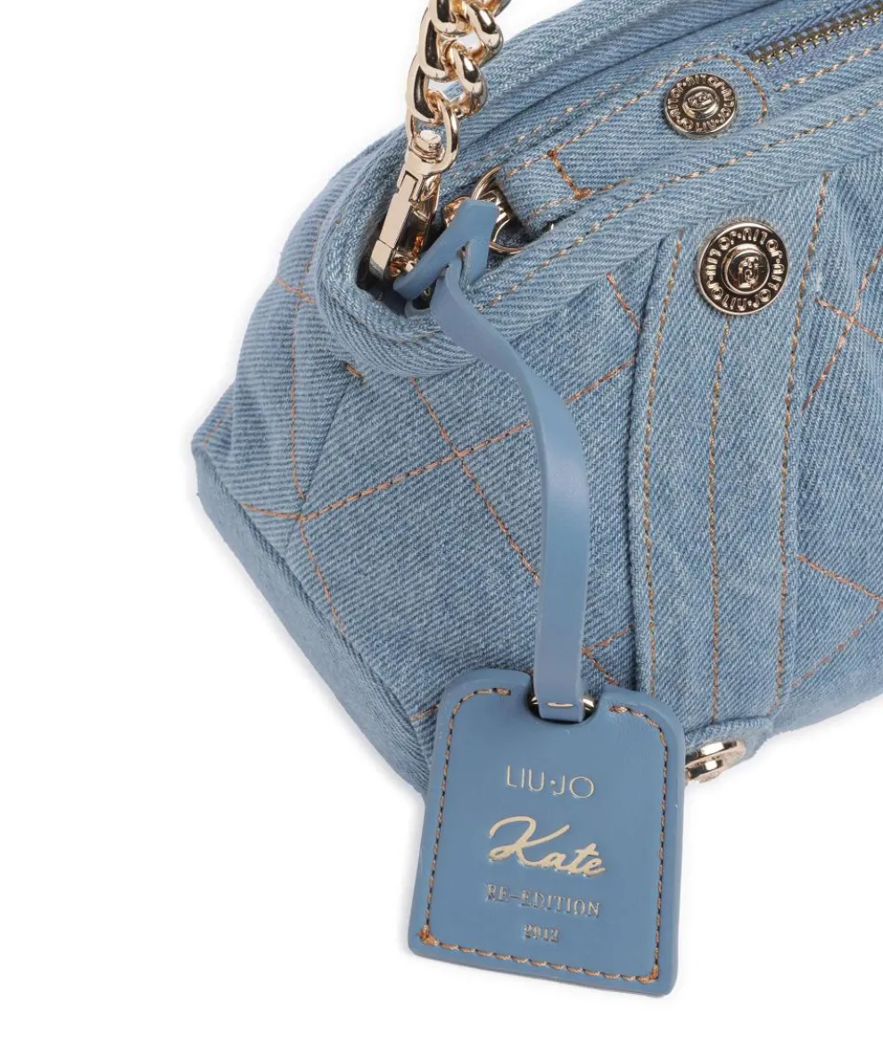 Kate Schultertasche Baumwolle jeans