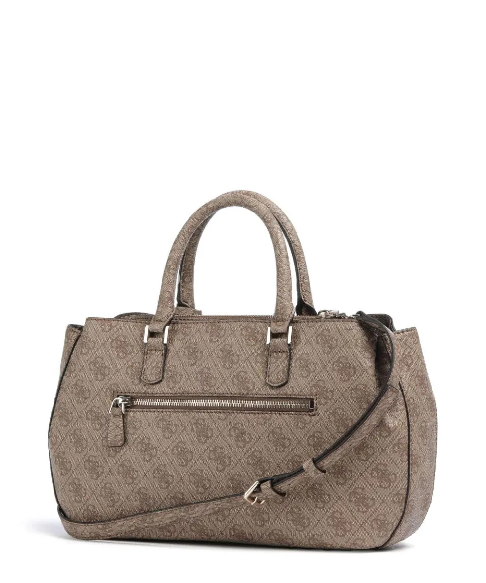 Katya 4G Logo Handtasche Lederimitat hellbraun