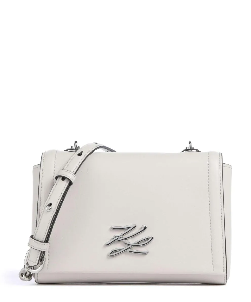 K/Autograph Small Umhängetasche fein genarbtes Rindsleder elfenbein