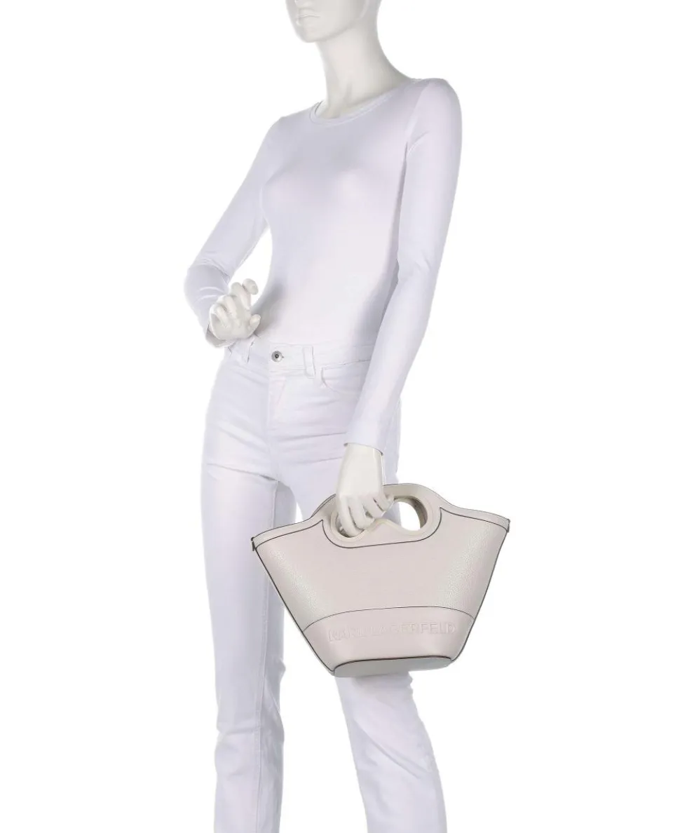 K/Aviator Handtasche Lederimitat elfenbein