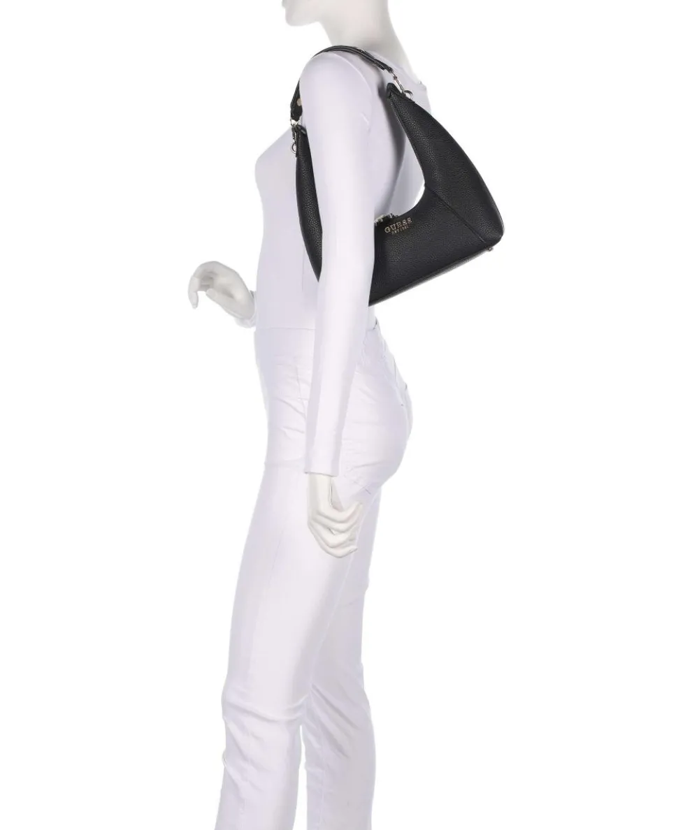 Calista Schultertasche Lederimitat schwarz