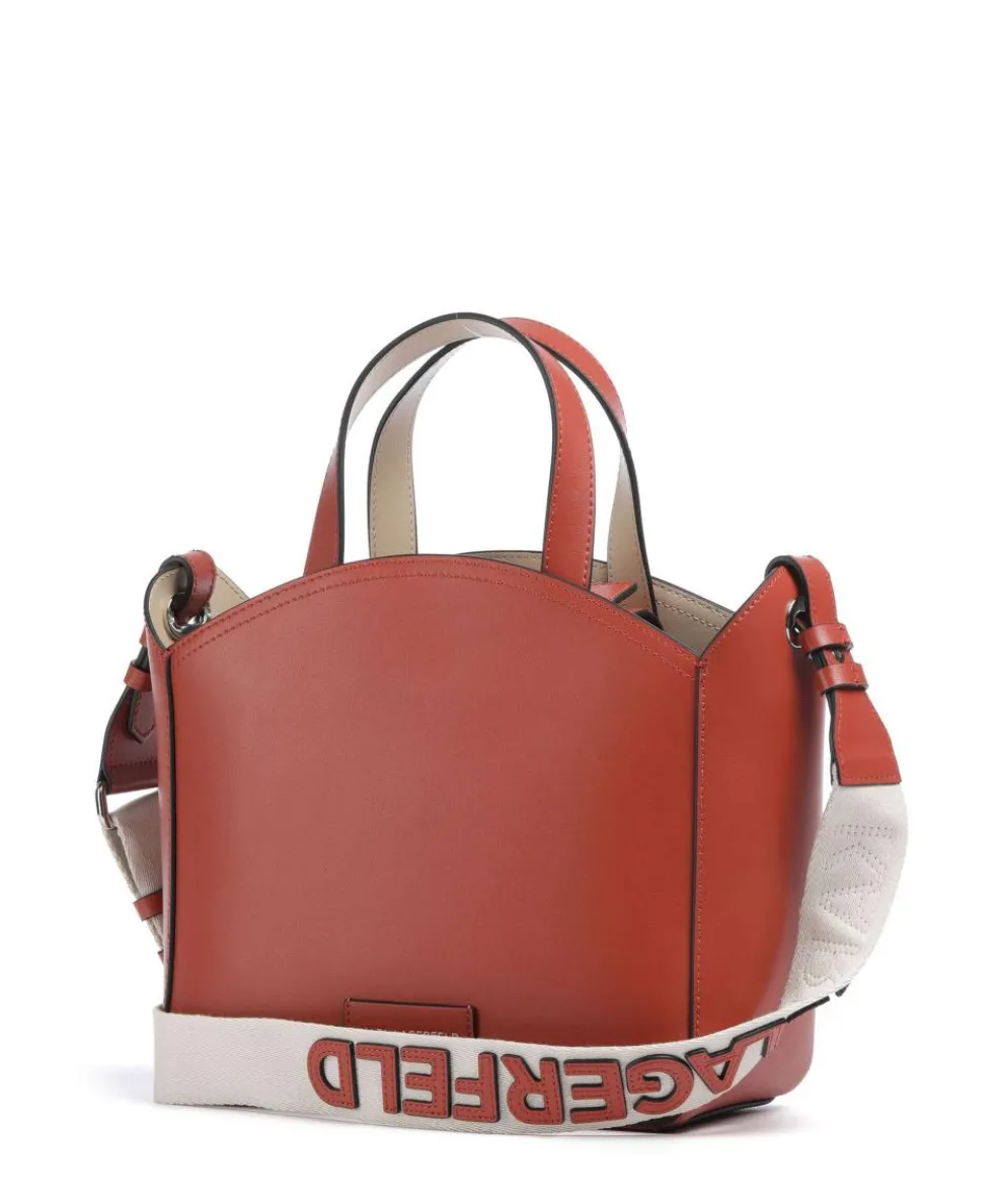 K/Circle Small Handtasche fein genarbtes Rindsleder bernstein