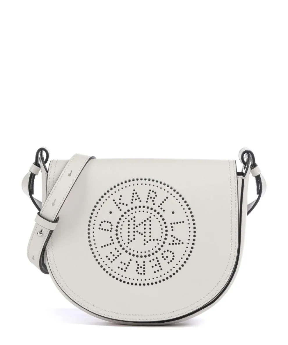 K/Circle Umhängetasche fein genarbtes Rindsleder elfenbein