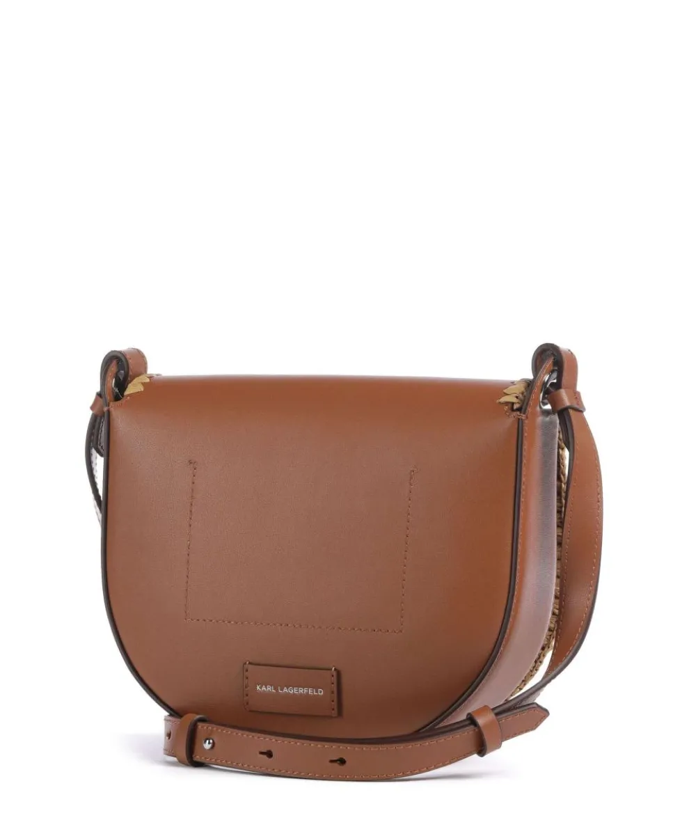 K/Circle Umhängetasche fein genarbtes Rindsleder braun