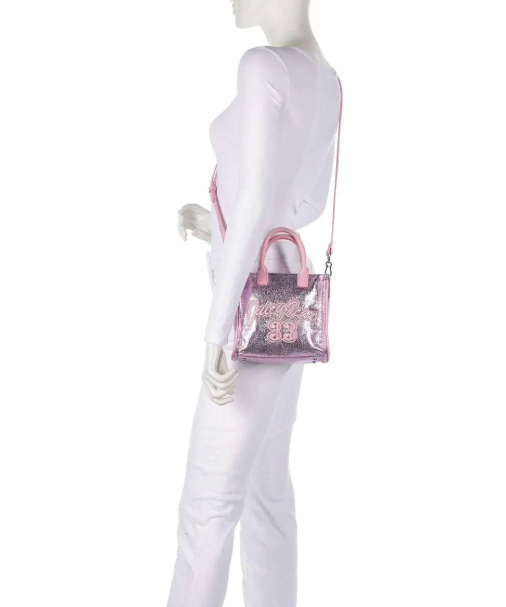 Iris Metallic S Umhängetasche Lederimitat pink