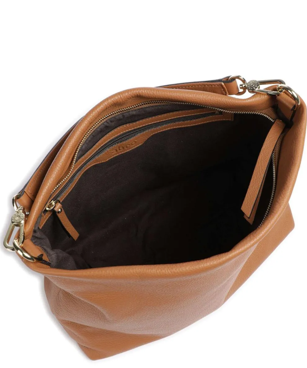 Dalia Kaia Beuteltasche weiches Rindsleder braun