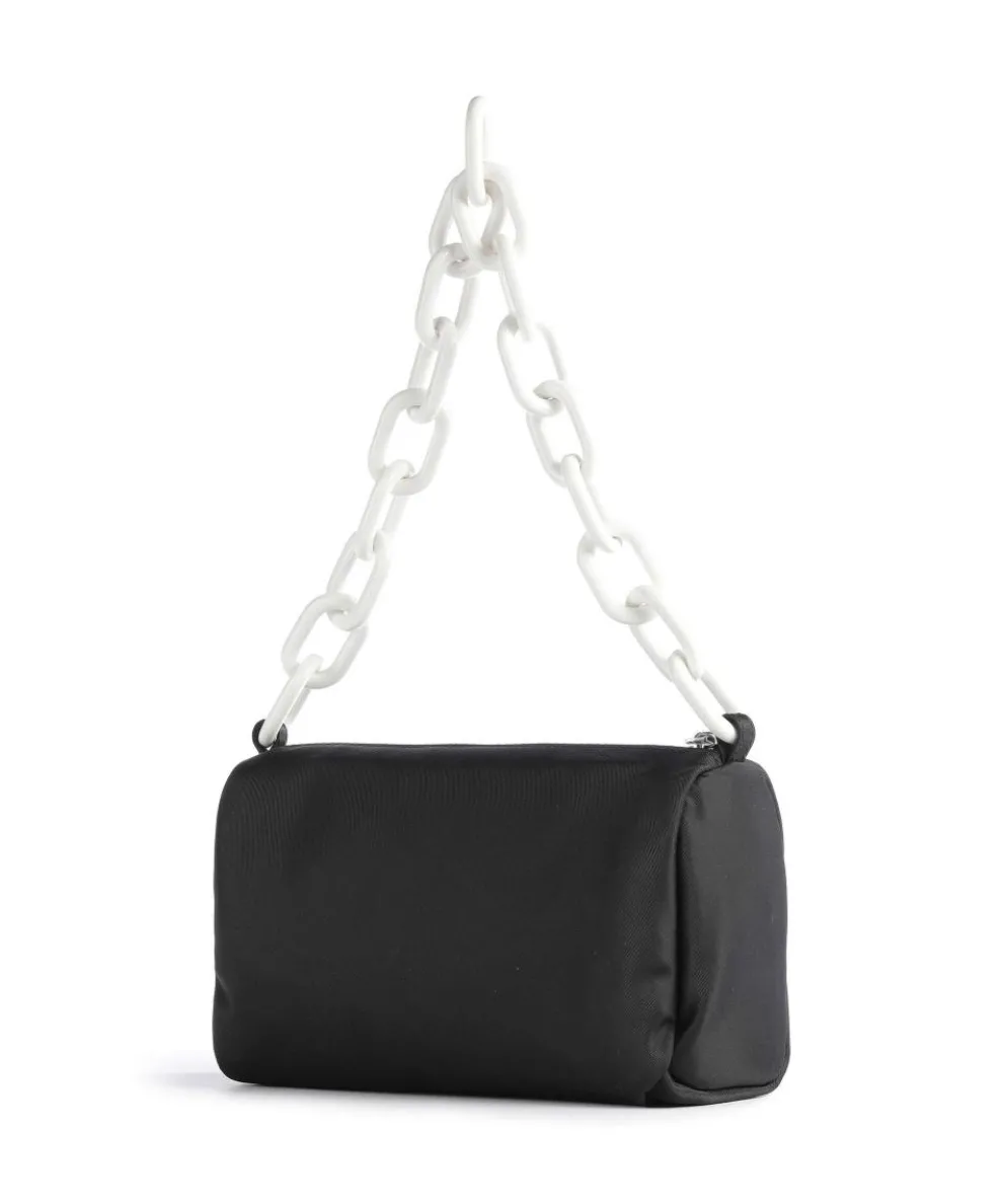 Bel Schultertasche recyceltes Polyester schwarz