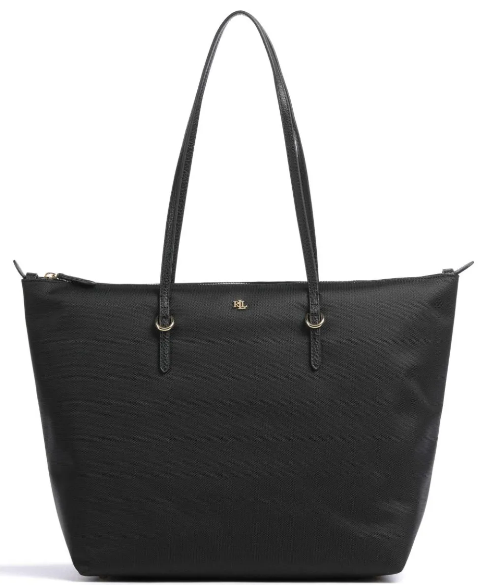 Keaton 31 Shopper recyceltes Leder schwarz