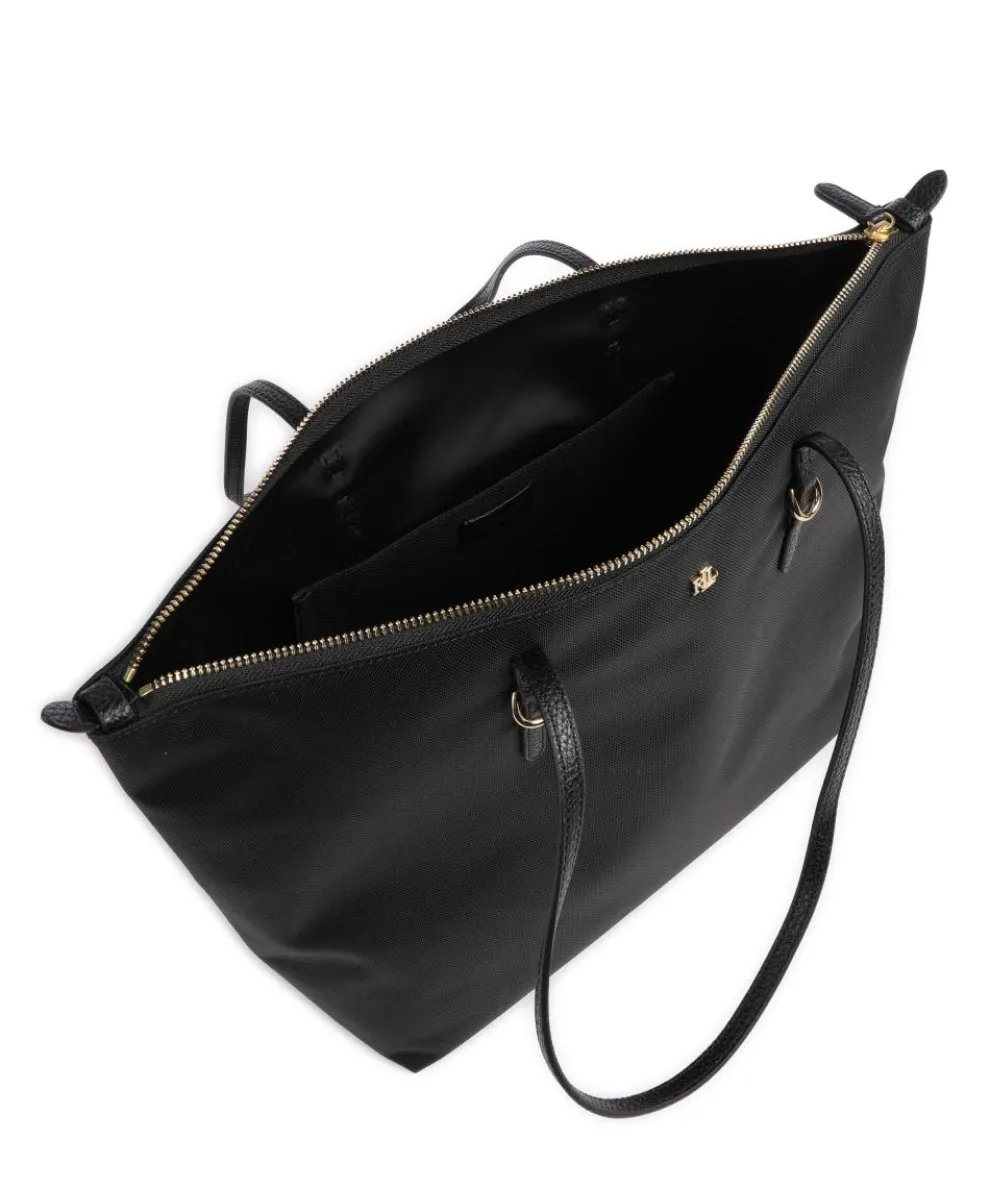 Keaton 31 Shopper recyceltes Leder schwarz