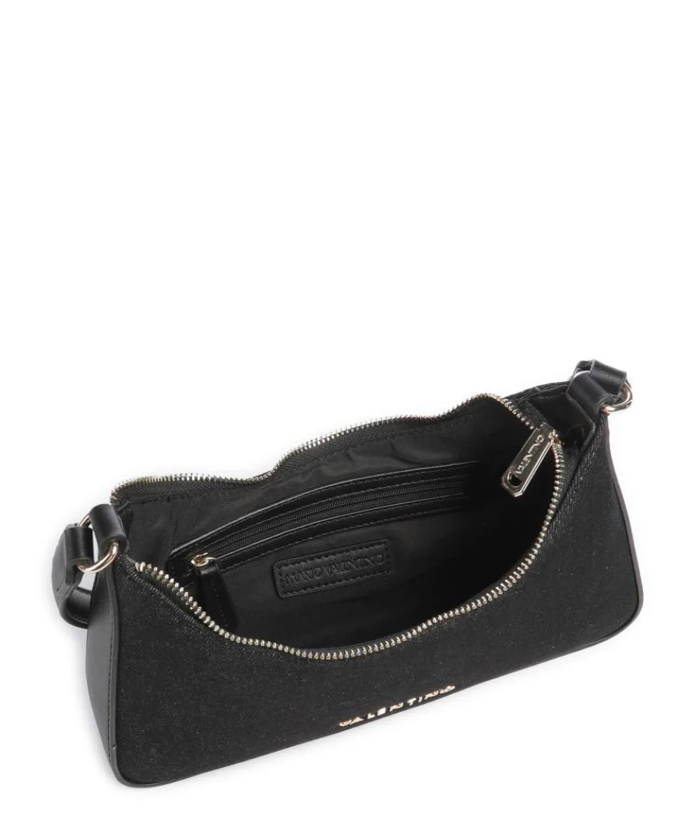 Kelly Denim Schultertasche Baumwolle schwarz
