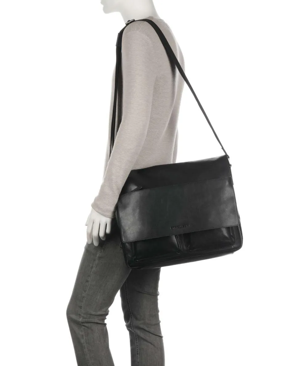 Kenley Jeremy Aktentasche 15″ Büffelleder schwarz