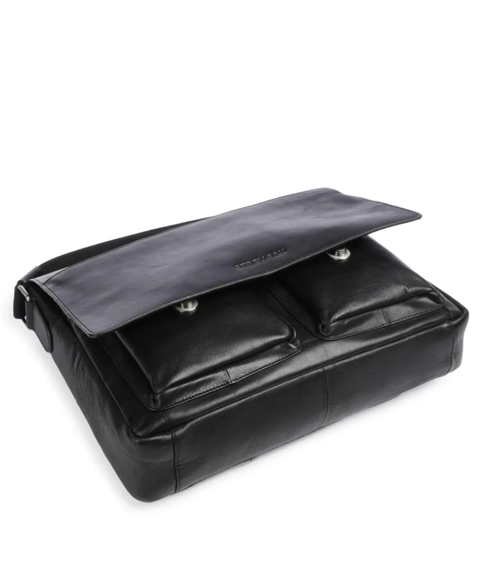 Kenley Jeremy Aktentasche 15″ Büffelleder schwarz