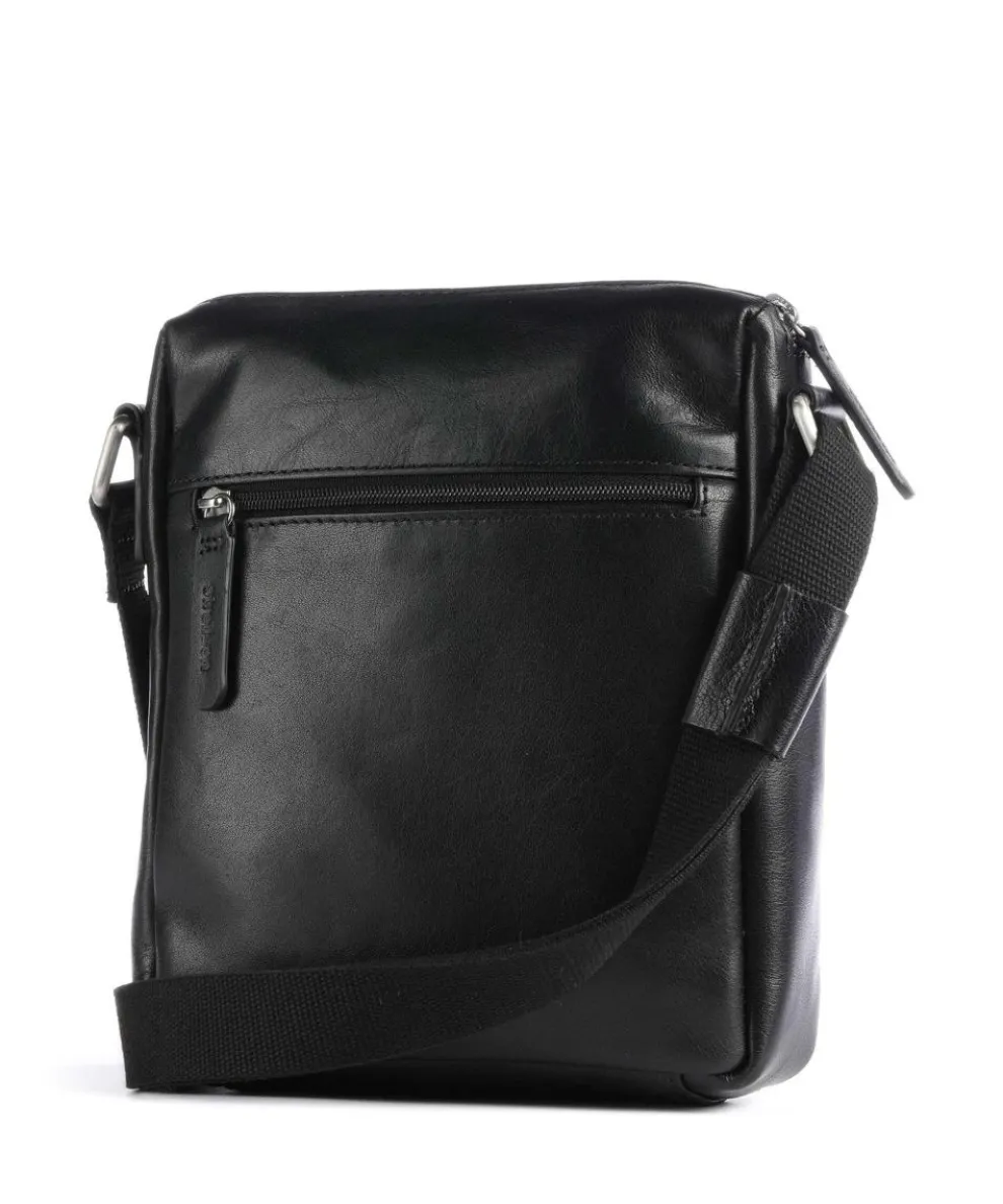 Kenley Olbin Umhängetasche Büffelleder schwarz