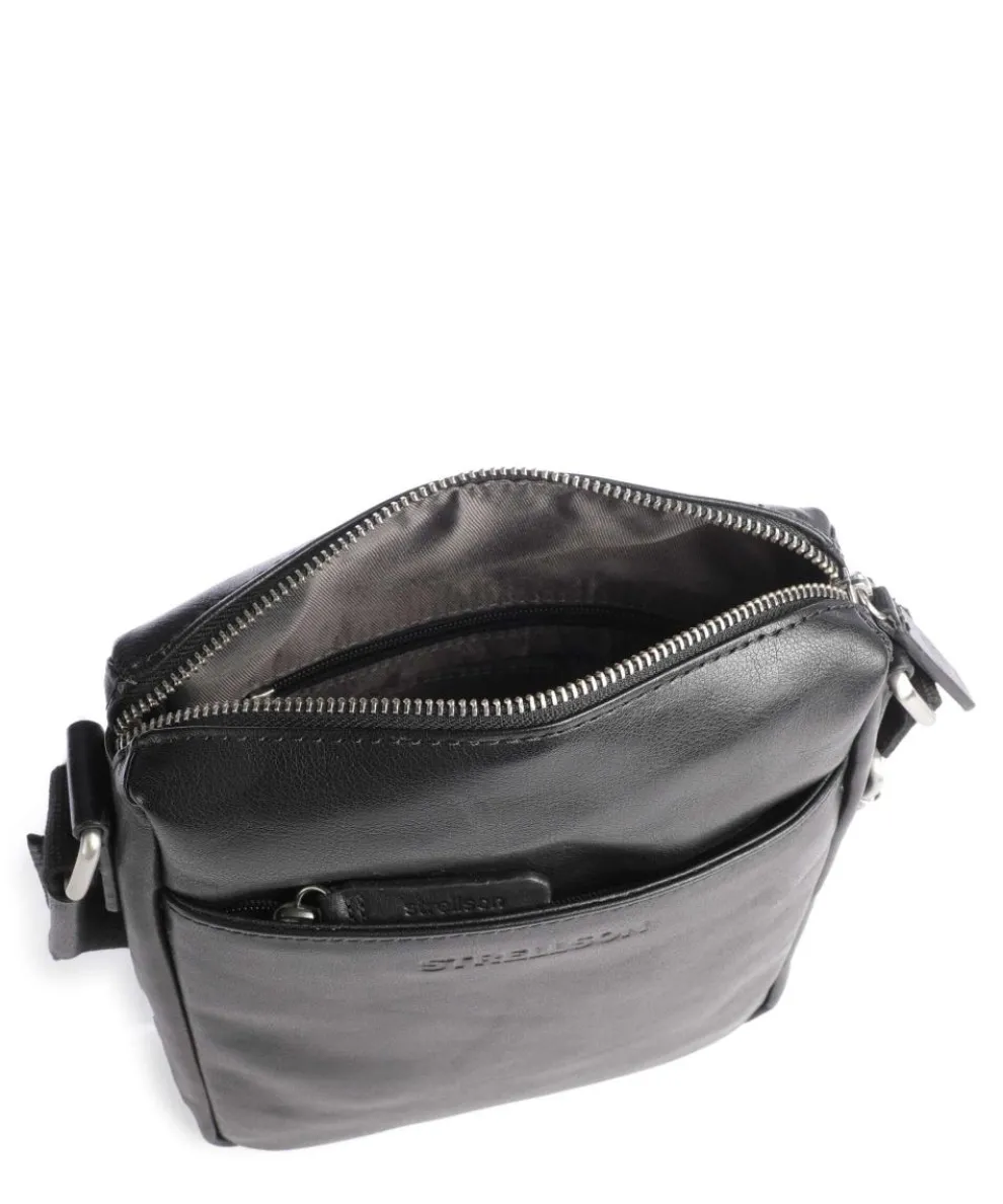 Kenley Olbin Umhängetasche Büffelleder schwarz