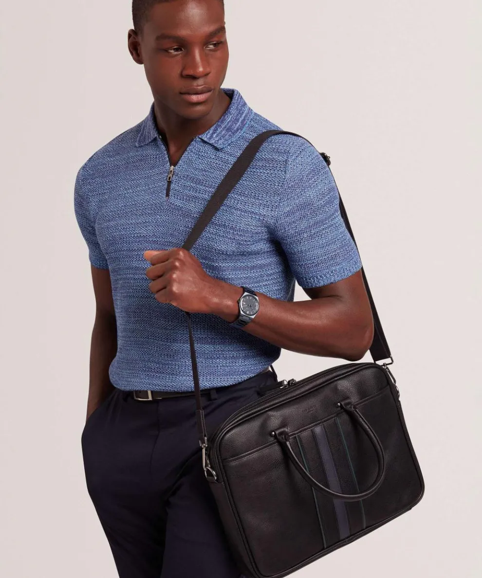 Kenriik Aktentasche 14″ Lederimitat schwarz