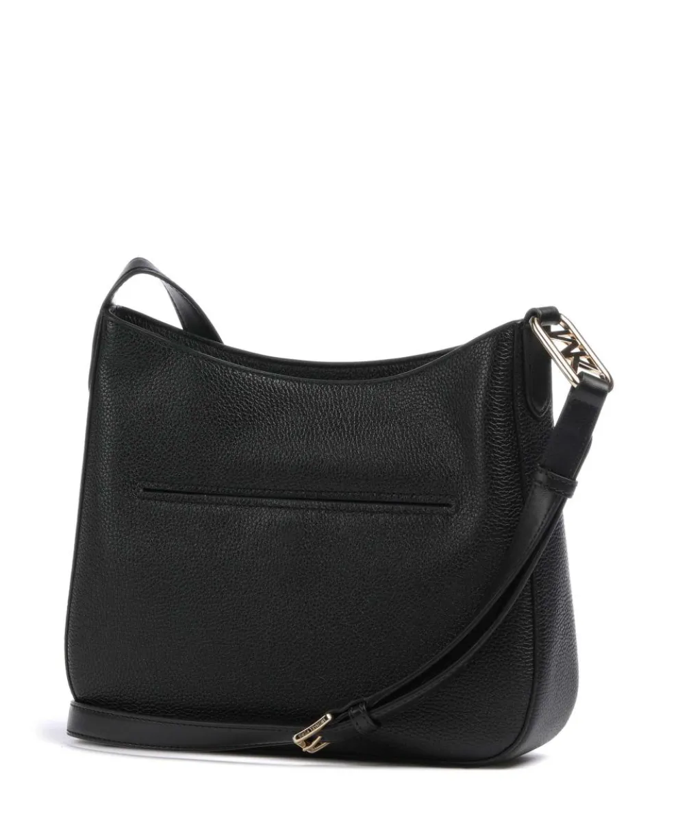 Kensington Umhängetasche genarbtes Rindsleder schwarz