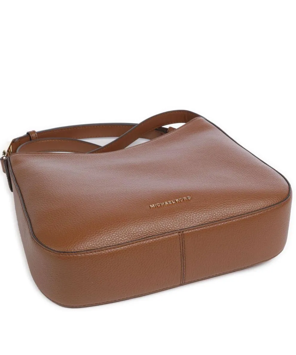 Kensington Umhängetasche genarbtes Rindsleder braun