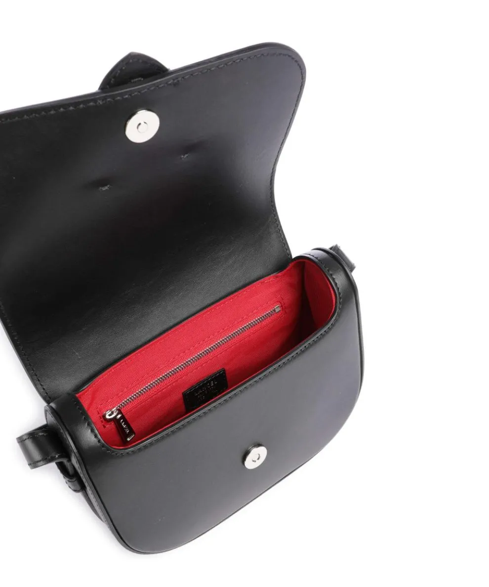 Sienna S Umhängetasche fein genarbtes Rindsleder schwarz