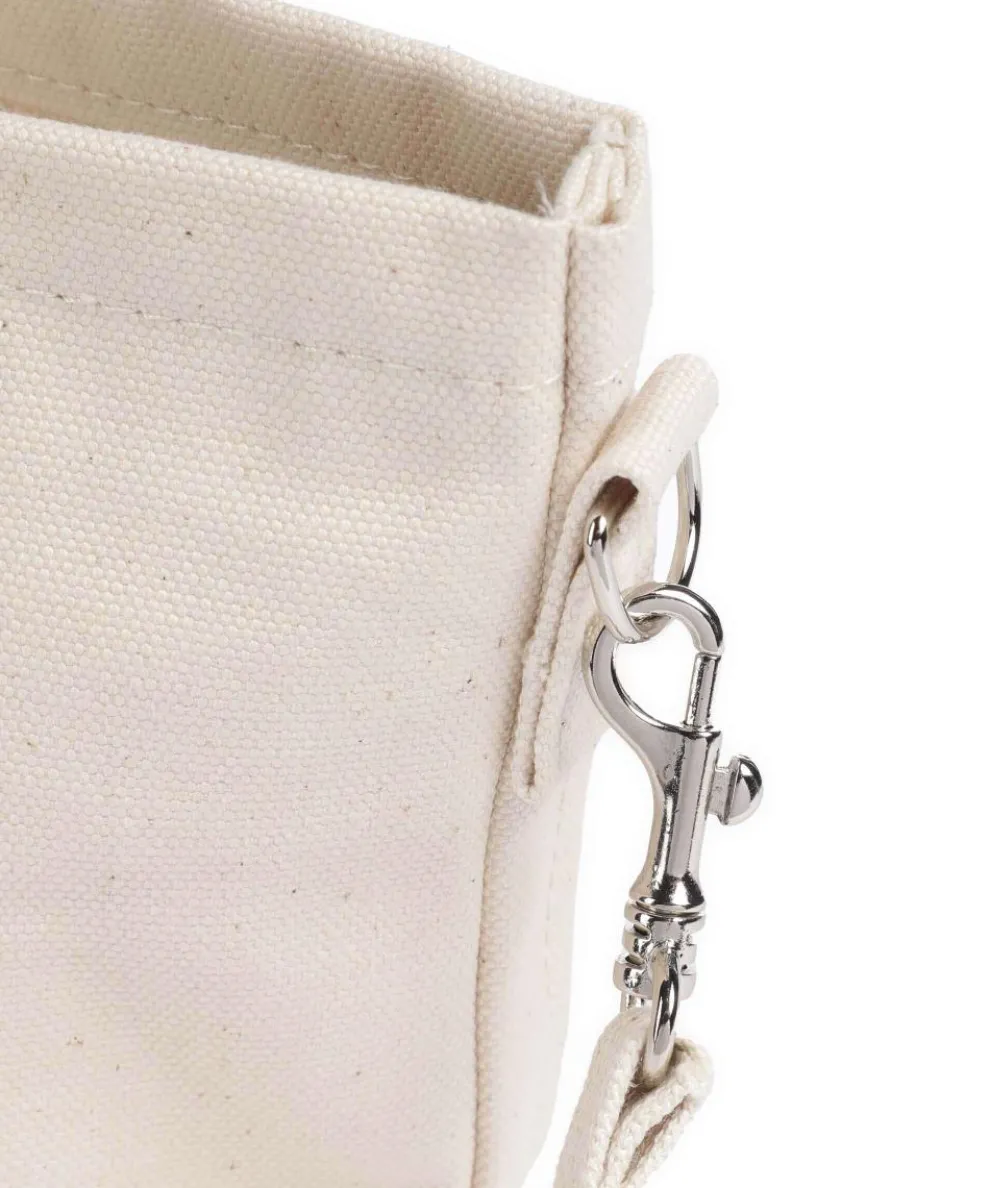 Solid Mono Mini Umhängetasche Canvas natur