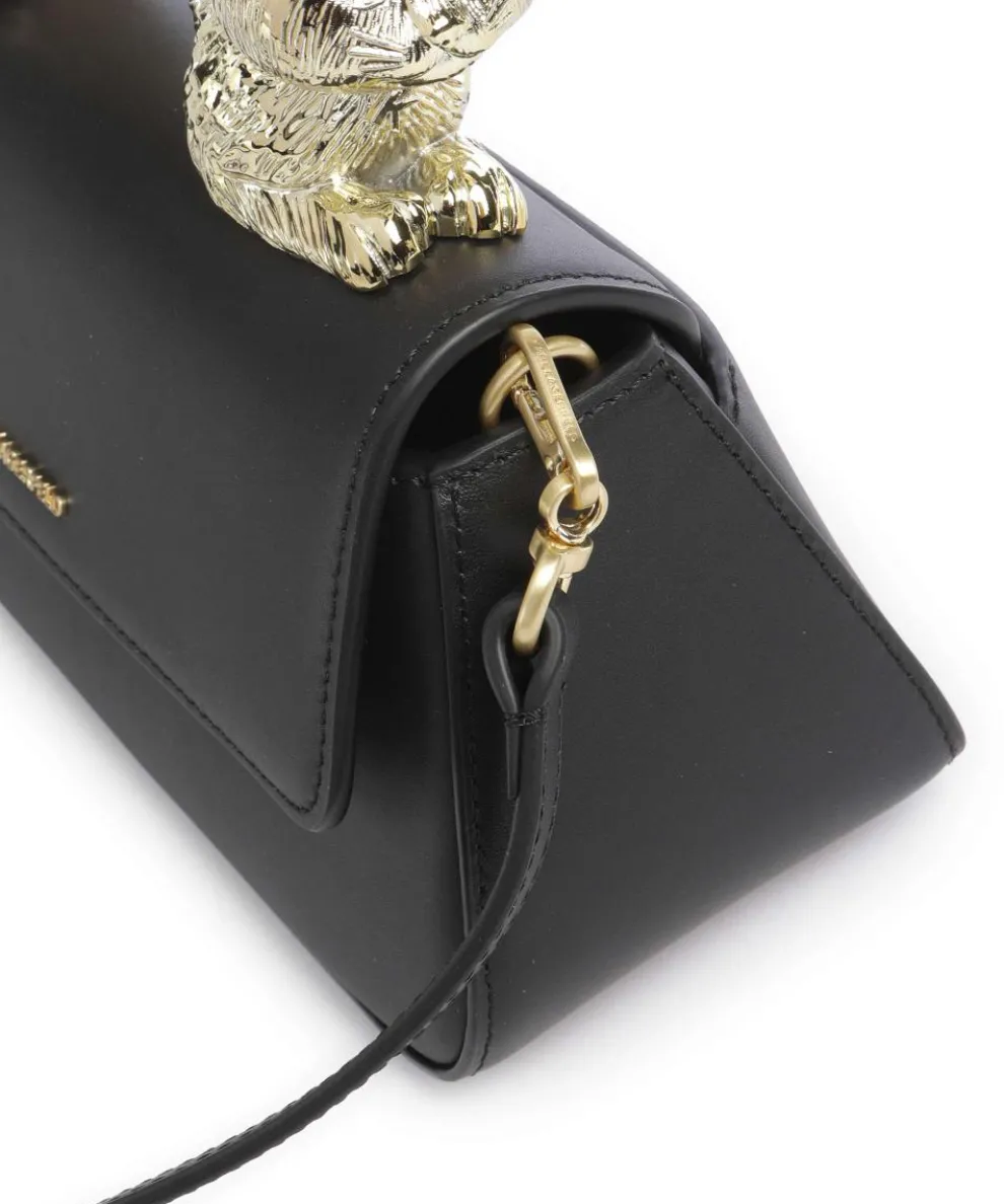 K/Ikon Choupette Handtasche fein genarbtes Rindsleder schwarz