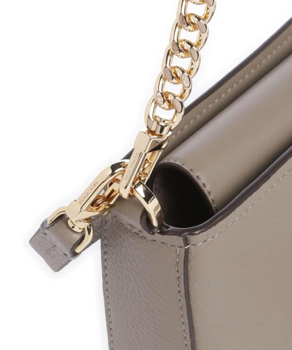 Bryant Small Schultertasche genarbtes Rindsleder taupe