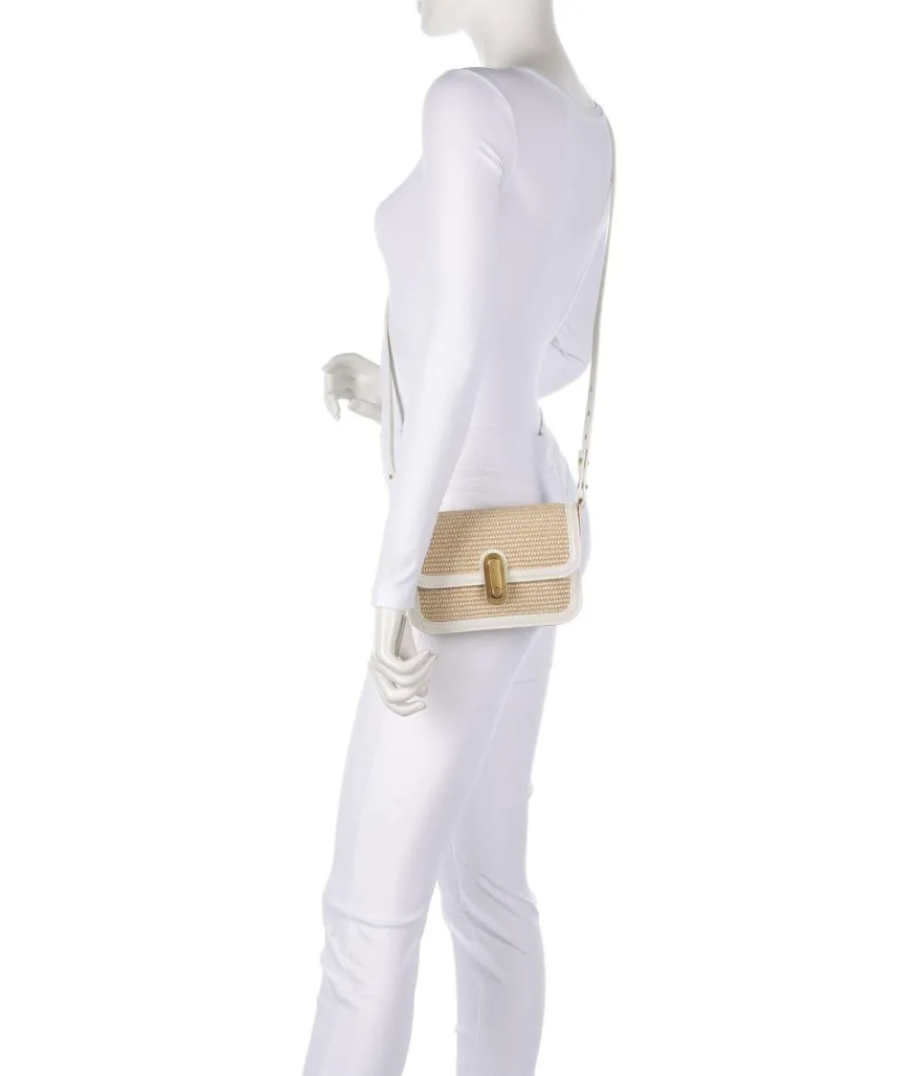 Kkassie Schultertasche Kunststoff beige/weiß