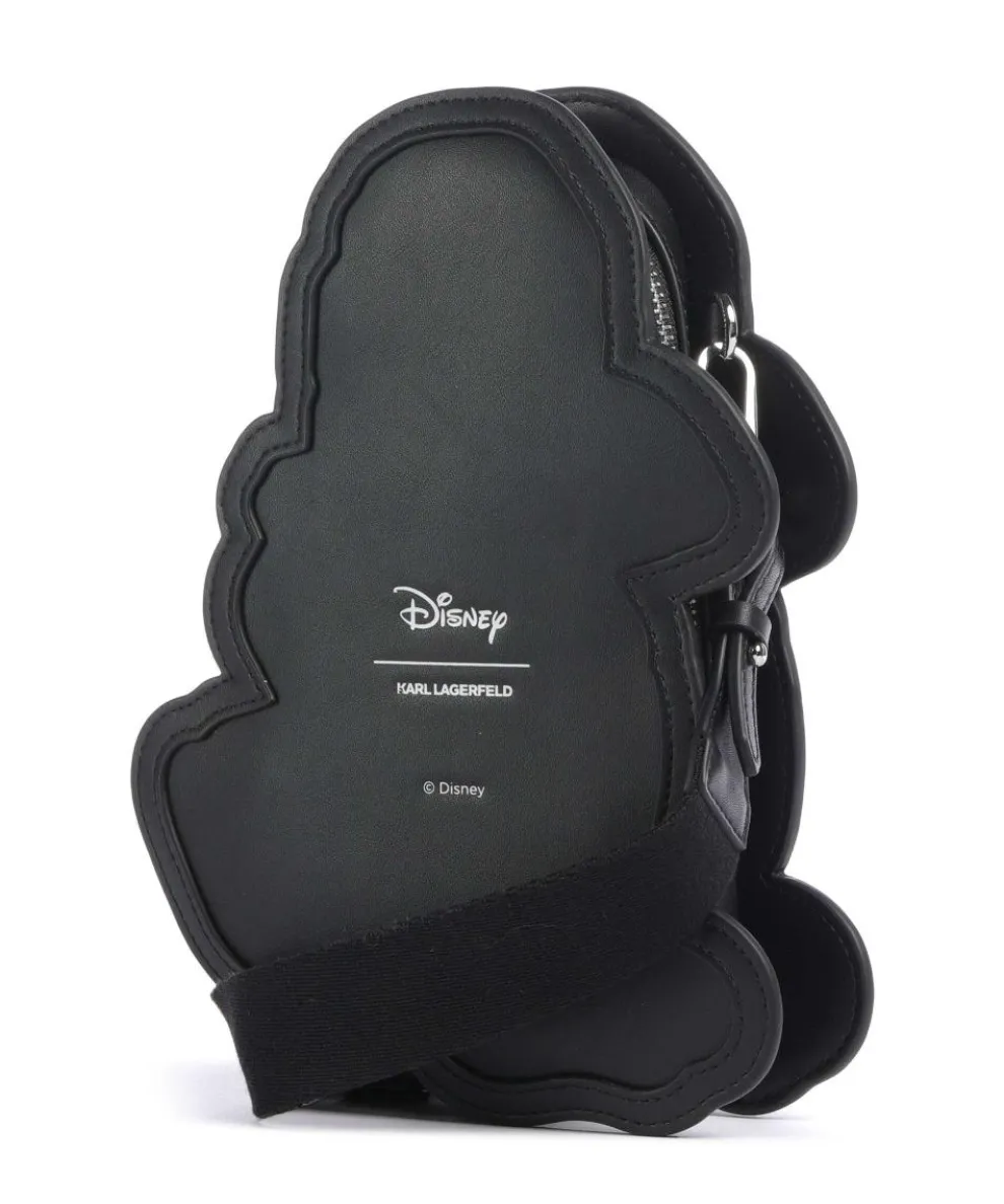 KL x Disney Umhängetasche Lederimitat schwarz