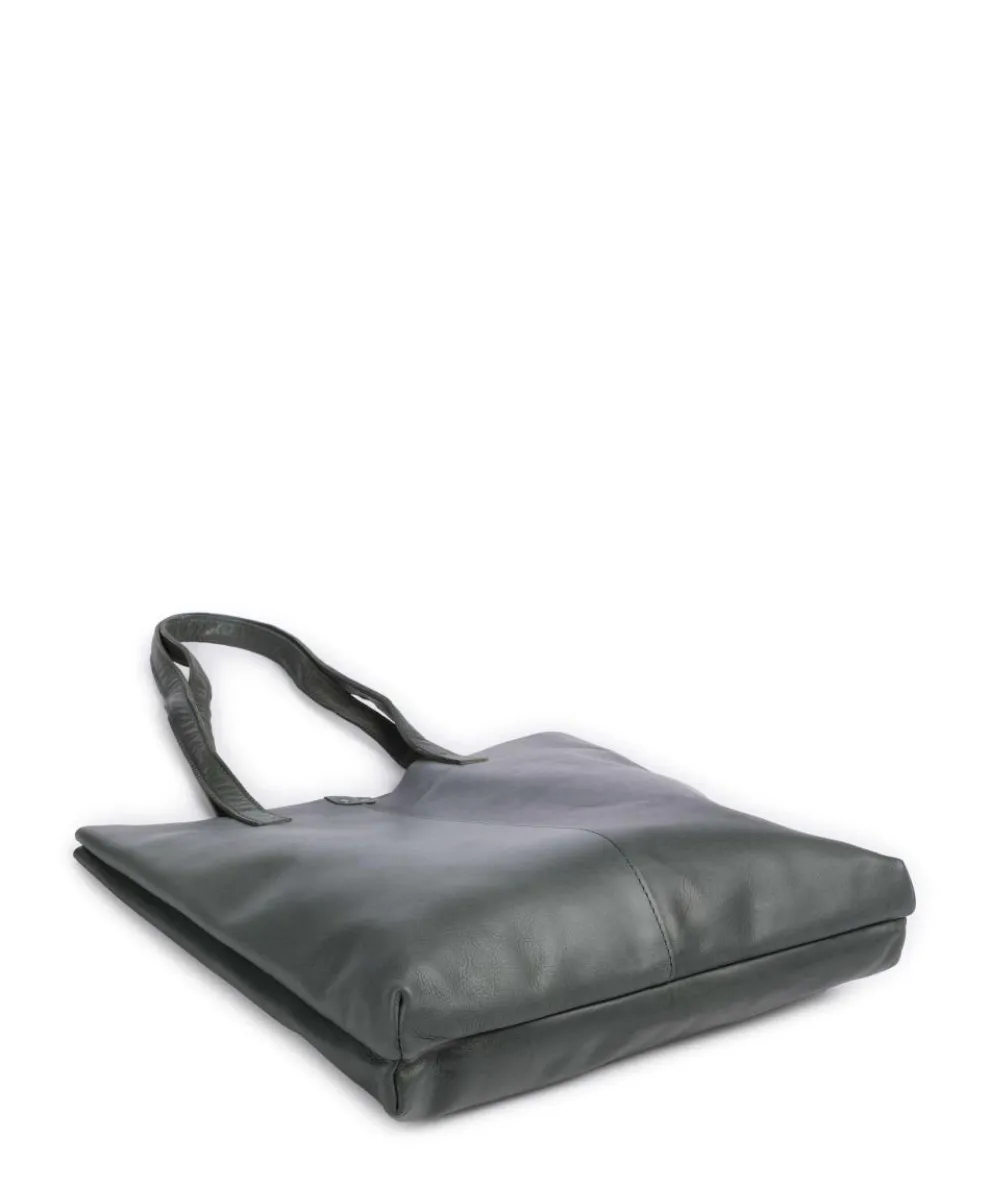 Caugio Shopper fein genarbtes Rindsleder grün