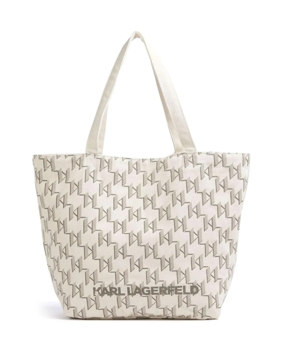 K/Monogram Shopper Canvas elfenbein