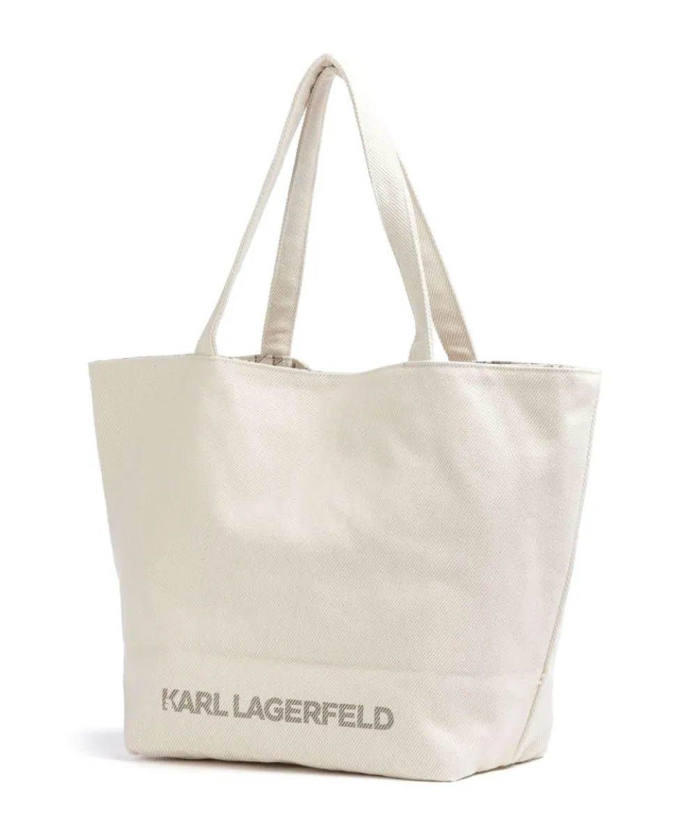 K/Monogram Shopper Canvas elfenbein