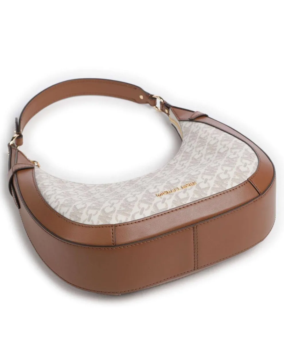 Preston Schultertasche Canvas elfenbein/braun